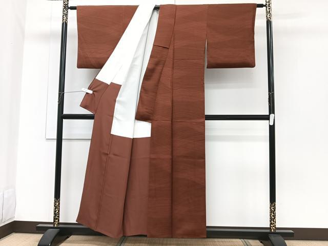 平和屋着物■上質な小紋　霞文　正絹　逸品　CABH5254xi
