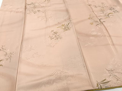 平和屋着物■上質な小紋　流水草花文　地紋お越し　暈し染め　正絹　逸品　CABH5259xi