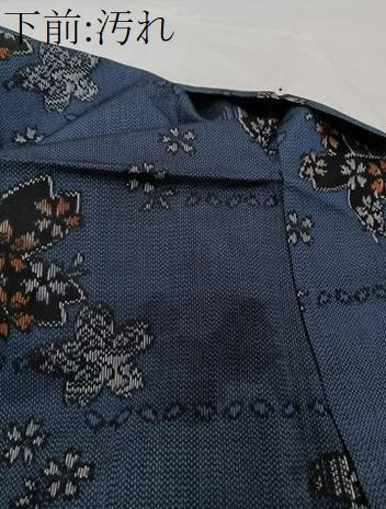 平和屋着物■上質な紬　舞花文　正絹　逸品　CABH5274xi