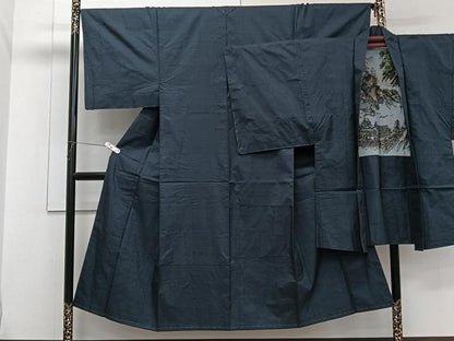 平和屋着物■男性　本場大島紬　アンサンブル　100亀甲　総詰め　正絹　逸品　未使用　CABH5290xi