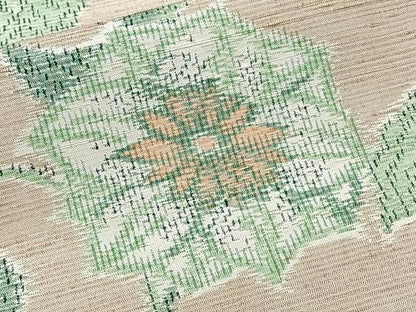 平和屋着物■上質な紬　花唐草文　正絹　逸品　未使用　CABH5323xi