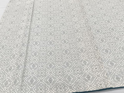 平和屋着物■上質な紬　菱繋ぎ　正絹　逸品　未使用　CABH5325xi