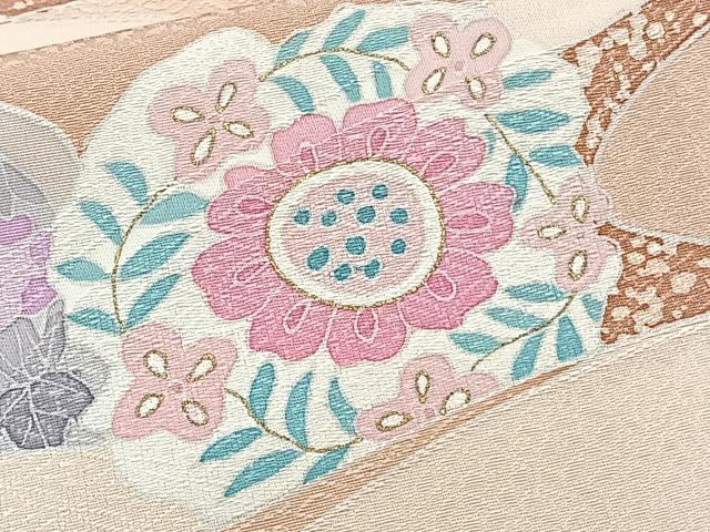 平和屋着物■訪問着　流水花文　暈し染め　金彩　正絹　逸品　CABH5326xi