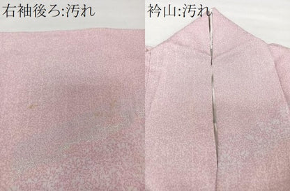 平和屋着物■訪問着　刺繍　草花文　金銀彩　正絹　逸品　CABH5327xi