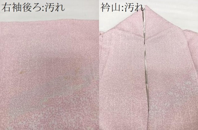 平和屋着物■訪問着　刺繍　草花文　金銀彩　正絹　逸品　CABH5327xi