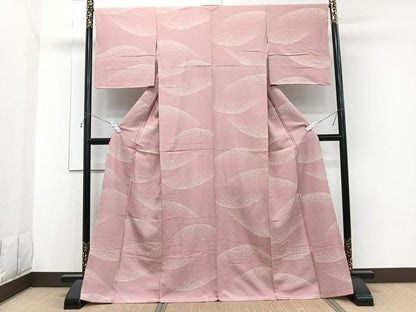 平和屋着物■上質な小紋 草花文 正絹 逸品 CABH5333xi