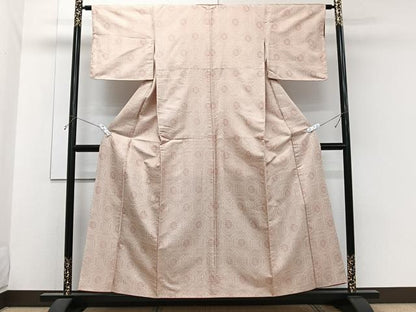 平和屋着物■上質な紬　蜀江花文　正絹　逸品　CABH5354xi