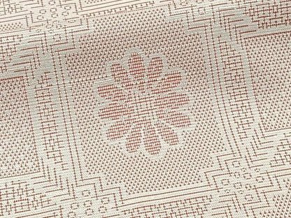 平和屋着物■上質な紬　蜀江花文　正絹　逸品　CABH5354xi