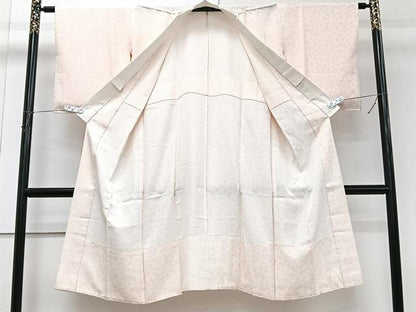 平和屋着物■長襦袢　無双仕立て　枝梅文　正絹　逸品　CABH5495xi