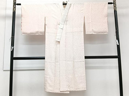 平和屋着物■長襦袢　無双仕立て　枝梅文　正絹　逸品　CABH5495xi