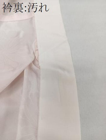 平和屋着物■長襦袢　無双仕立て　雲取り菊地紋　正絹　逸品　CABH5496xi