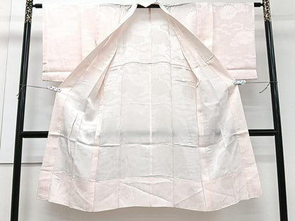 平和屋着物■長襦袢　無双仕立て　雲取り菊地紋　正絹　逸品　CABH5496xi