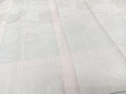 平和屋着物■長襦袢　無双仕立て　雲取り菊地紋　正絹　逸品　CABH5496xi