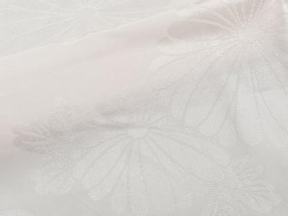 平和屋着物■長襦袢　無双仕立て　雲取り菊地紋　正絹　逸品　CABH5496xi