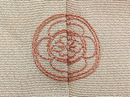 平和屋着物■上質な小紋　作家物　本草木染 　霞文　正絹　逸品　CABH5501xi