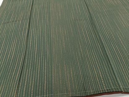 平和屋着物■上質な小紋　間道　正絹　逸品　未使用　CABH5508xi