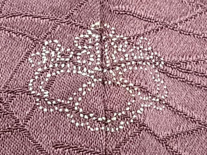平和屋着物■訪問着　絞り　刺繍　道長笹花文　正絹　逸品　CABH5518xi