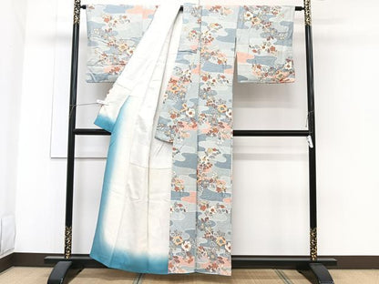 平和屋着物■上質な小紋　辻が花　正絹　逸品　CABH5525xi