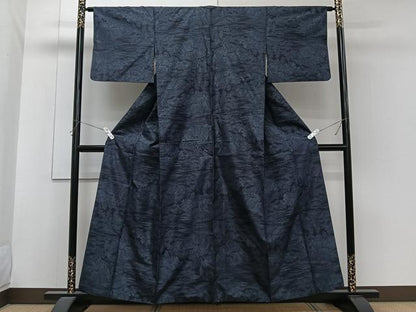 平和屋着物■上質な紬　風景文　正絹　逸品　CABH5542xi