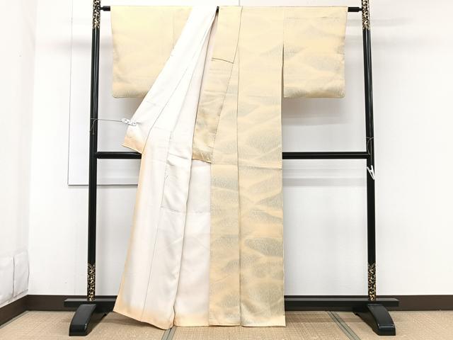 平和屋着物■上質な小紋　草重ね文　暈し染め　正絹　逸品　CABH5550xi