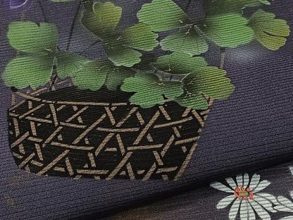 平和屋着物＊夏物　訪問着　絽　飾花文　金彩　正絹　逸品　CABH5552xi