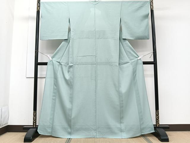 平和屋着物＊夏物　江戸小紋　彫士：住田双光・染士：服部光擴　絽　鮫小紋柄　正絹　逸品　CABH5557xi
