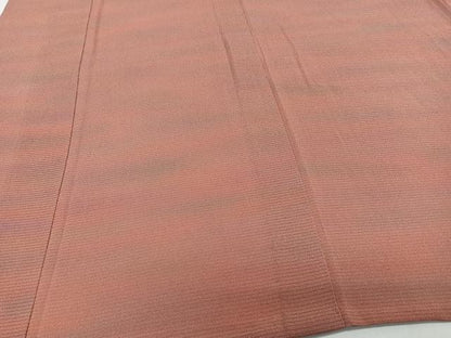 平和屋着物＊夏物　小紋　染色家　岸上純平　絽ちりめん　霞文　正絹　逸品　CABH5559xi