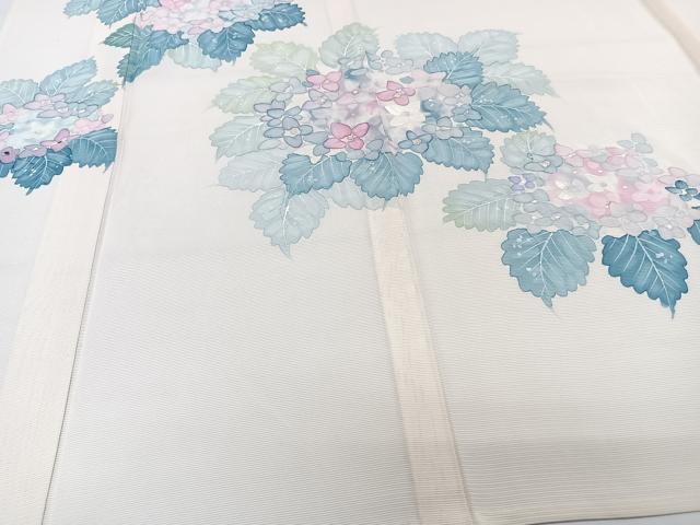 平和屋着物＊夏物　訪問着　絽　紫陽花　三越扱い　正絹　逸品　CABH5560xi