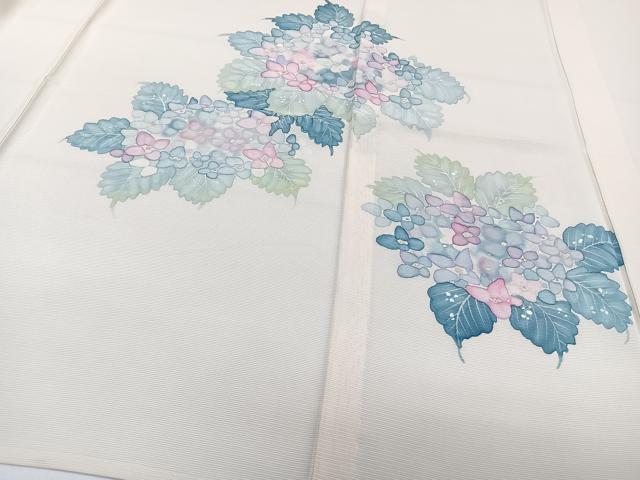 平和屋着物＊夏物　訪問着　絽　紫陽花　三越扱い　正絹　逸品　CABH5560xi