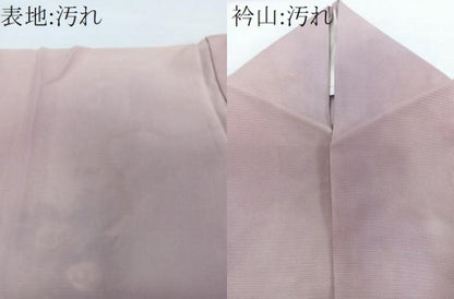 平和屋着物＊夏物　訪問着　絽　手描き　草花文　暈し染め　正絹　逸品　CABH5561xi