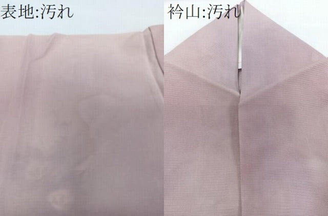平和屋着物＊夏物　訪問着　絽　手描き　草花文　暈し染め　正絹　逸品　CABH5561xi