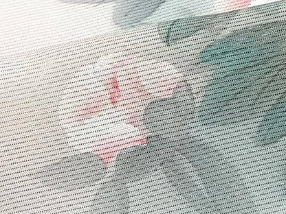 平和屋着物＊夏物　訪問着　絽　手描き　草花文　正絹　逸品　CABH5564xi