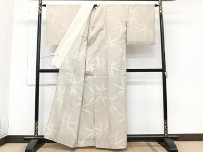 平和屋着物＊夏物　本場大島紬　夏大島　笹　正絹　逸品　CABH5569xi