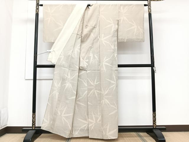 平和屋着物＊夏物　本場大島紬　夏大島　笹　正絹　逸品　CABH5569xi
