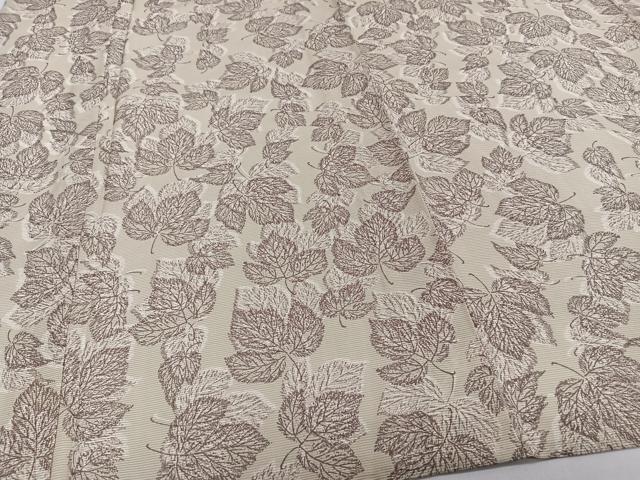平和屋着物＊夏物　小紋　絽　葉尽くし　正絹　逸品　CABH5584xi