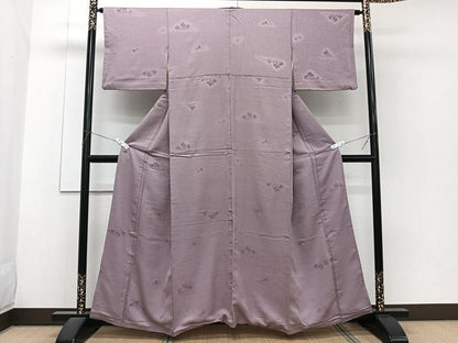 平和屋着物■上質な小紋　樹林地紋　正絹　逸品　CABH5593xi