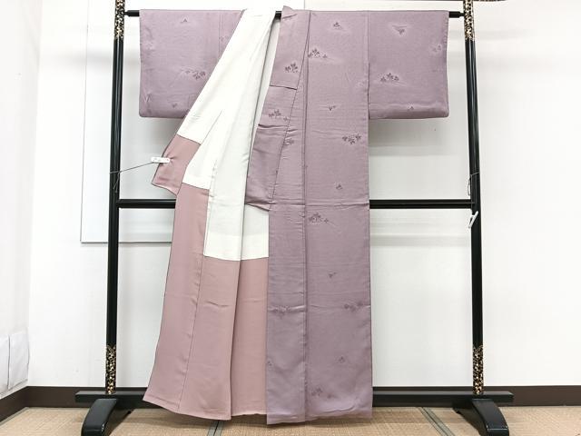 平和屋着物■上質な小紋　樹林地紋　正絹　逸品　CABH5593xi