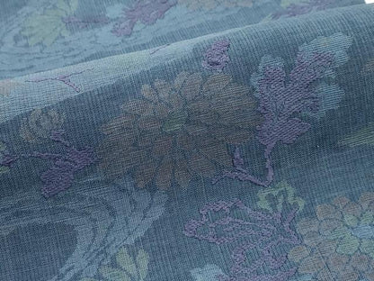 平和屋着物＊夏物 六通柄袋帯 流水菊楓文 正絹 逸品 CABH5608rv