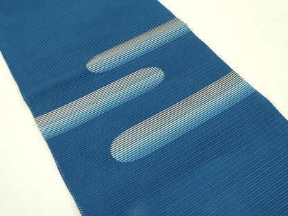 平和屋着物＊夏物　八寸名古屋帯　絽綴れ　エ霞文　金糸　正絹　逸品　CABH5616rv