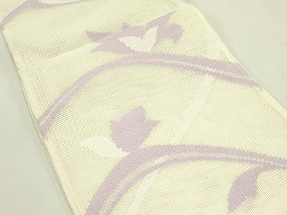 平和屋着物＊夏物 六通柄袋帯 草花文 CABH5625rv