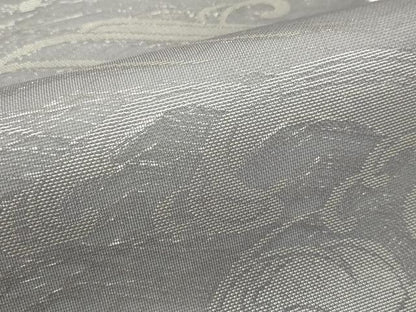 平和屋着物＊夏物 西陣織 天平初年創始の京の老舗 洛陽織物 六通柄 本袋帯 もじり織 千鳥立波文 銀彩 証紙付き 正絹 逸品 CABH5645rv