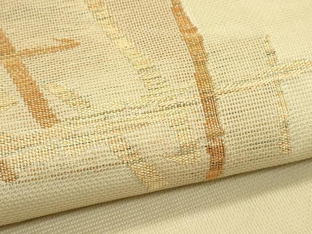 平和屋着物＊夏物　九寸開き名古屋帯　トンボ　金糸　正絹　逸品　CABH5649rv