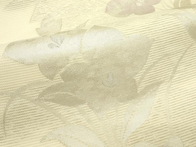 平和屋着物＊夏物 六通柄袋帯 桔梗 銀糸 正絹 逸品 CABH5657rv