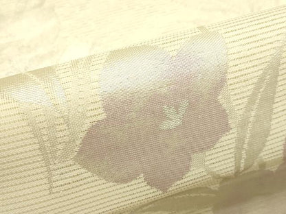 平和屋着物＊夏物 六通柄袋帯 桔梗 銀糸 正絹 逸品 CABH5657rv