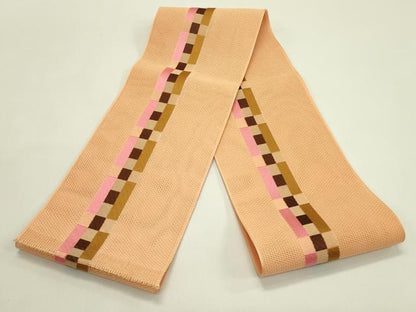 平和屋着物＊夏物　本場筑前博多織　半幅帯　脇山忠道　証紙付き　正絹　逸品　未使用　CABH5662rv