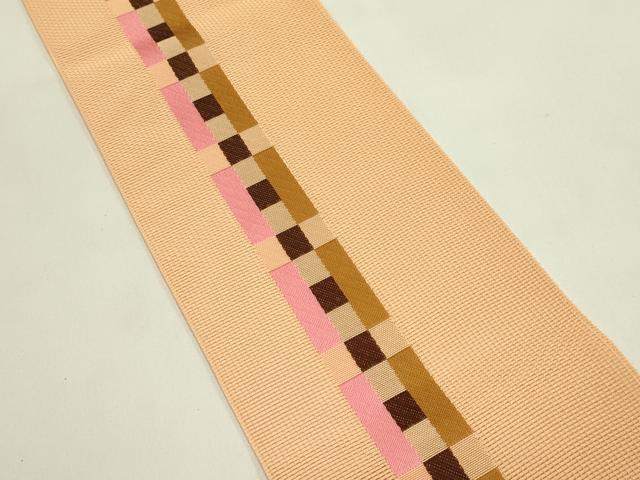 平和屋着物＊夏物　本場筑前博多織　半幅帯　脇山忠道　証紙付き　正絹　逸品　未使用　CABH5662rv