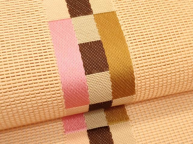 平和屋着物＊夏物　本場筑前博多織　半幅帯　脇山忠道　証紙付き　正絹　逸品　未使用　CABH5662rv