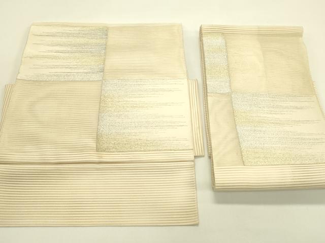 平和屋着物＊夏物　つけ帯　絽綴れ　霞文　正絹　逸品　CABH5668rv