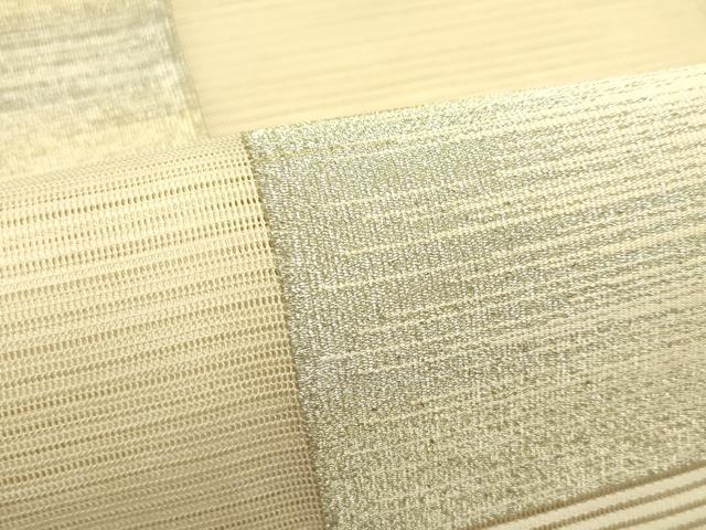 平和屋着物＊夏物　つけ帯　絽綴れ　霞文　正絹　逸品　CABH5668rv