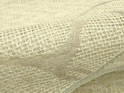 平和屋着物＊夏物 太鼓柄袋帯 幾何学文様 正絹 逸品 CABH5673rv